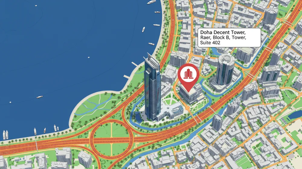 Doha Central Office Map